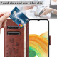 For Samsung Galaxy S24+ 5G Butterfly Flower Pattern Flip Leather Phone Case(Brown)