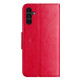 For Samsung Galaxy S24+ 5G Butterfly Flower Pattern Flip Leather Phone Case(Red)