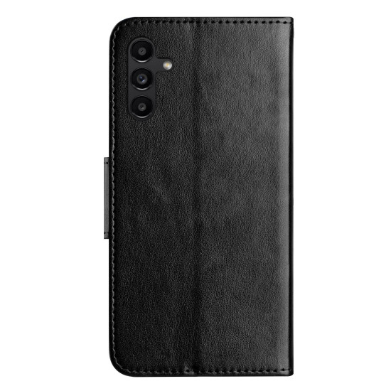 For Samsung Galaxy S24+ 5G Butterfly Flower Pattern Flip Leather Phone Case(Black)