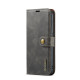 For Samsung Galaxy S24+ 5G DG.MING Crazy Horse Texture Detachable Magnetic Leather Case(Grey)