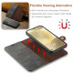 For Samsung Galaxy S24+ 5G DG.MING Crazy Horse Texture Detachable Magnetic Leather Case(Grey)