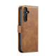 For Samsung Galaxy S24+ 5G DG.MING Crazy Horse Texture Detachable Magnetic Leather Case(Brown)