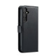 For Samsung Galaxy S24+ 5G DG.MING Crazy Horse Texture Detachable Magnetic Leather Case(Black)