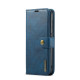 For Samsung Galaxy S24+ 5G DG.MING Crazy Horse Texture Detachable Magnetic Leather Case(Blue)
