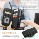 For Samsung Galaxy S24+ 5G CaseMe C30 Card Slots Zipper Wallet Leather Phone Case(Black)