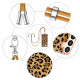 For Samsung Galaxy S24+ 5G Electroplating Dual-side IMD Phone Case with Lanyard(Leopard Print)
