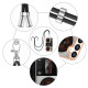 For Samsung Galaxy S24+ 5G Electroplating Dual-side IMD Phone Case with Lanyard(Retro Radio)