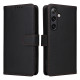 For Samsung Galaxy S24+ 5G BETOPNICE BN-005 2 in 1 Detachable Imitate Genuine Leather Phone Case(Black)