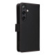 For Samsung Galaxy S24+ 5G BETOPNICE BN-005 2 in 1 Detachable Imitate Genuine Leather Phone Case(Black)