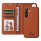 For Samsung Galaxy S24+ 5G BETOPNICE BN-005 2 in 1 Detachable Imitate Genuine Leather Phone Case(Brown)