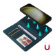 For Samsung Galaxy S24+ 5G BETOPNICE BN-005 2 in 1 Detachable Imitate Genuine Leather Phone Case(Blue)