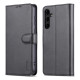 For Samsung Galaxy S24+ 5G AZNS Skin Feel Calf Texture Flip Leather Phone Case(Black)