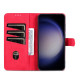 For Samsung Galaxy S24+ 5G AZNS Skin Feel Calf Texture Flip Leather Phone Case(Red)
