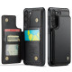 For Samsung Galaxy S23 5G CaseMe C22 Card Slots Holder RFID Anti-theft Phone Case(Black)