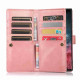 For Samsung Galaxy S23+ 5G Wristband Card Slot Leather Phone Case(Rose Gold)