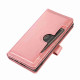 For Samsung Galaxy S23+ 5G Wristband Card Slot Leather Phone Case(Rose Gold)