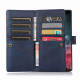 For Samsung Galaxy S23+ 5G Wristband Card Slot Leather Phone Case(Blue)