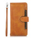 For Samsung Galaxy S24+ 5G Wristband Card Slot Leather Phone Case(Brown)