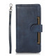 For Samsung Galaxy S24+ 5G Wristband Card Slot Leather Phone Case(Blue)