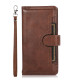 For Samsung Galaxy S24+ 5G Wristband Card Slot Leather Phone Case(Coffee)