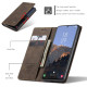 For Samsung Galaxy S24+ 5G CaseMe 013 Multifunctional Horizontal Flip Leather Phone Case(Coffee)