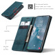 For Samsung Galaxy S24+ 5G CaseMe 013 Multifunctional Horizontal Flip Leather Phone Case(Blue)