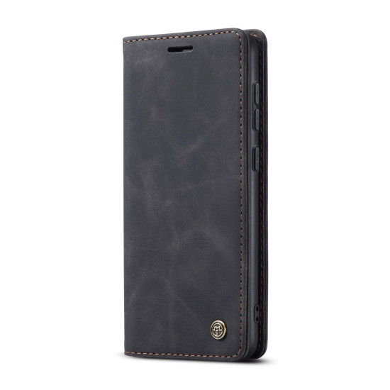 For Samsung Galaxy S24+ 5G CaseMe 013 Multifunctional Horizontal Flip Leather Phone Case(Black)