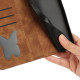 For Samsung Galaxy S24+ 5G Butterfly Cat Embossing Flip Leather Phone Case(Brown)