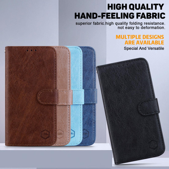 For Samsung Galaxy S24+ 5G Skin Feeling Oil Leather Texture PU + TPU Phone Case(Black)