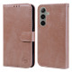 For Samsung Galaxy S24+ 5G Skin Feeling Oil Leather Texture PU + TPU Phone Case(Champagne)
