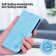 For Samsung Galaxy S24+ 5G Skin Feeling Oil Leather Texture PU + TPU Phone Case(Light Blue)