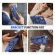 For Samsung Galaxy S24+ 5G MagSafe Magnetic Shockproof Phone Case with Ring Holder(Navy Blue)