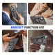 For Samsung Galaxy S24+ 5G MagSafe Magnetic Shockproof Phone Case with Ring Holder(Dark Grey)