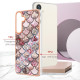 For Samsung Galaxy S24+ 5G Electroplating IMD TPU Phone Case(Pink Scales)