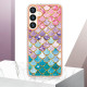 For Samsung Galaxy S24+ 5G Electroplating IMD TPU Phone Case(Colorful Scales)