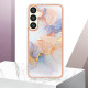 For Samsung Galaxy S24+ 5G Electroplating IMD TPU Phone Case(White Marble)
