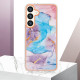 For Samsung Galaxy S24+ 5G Electroplating IMD TPU Phone Case(Blue Marble)
