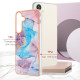 For Samsung Galaxy S24+ 5G Electroplating IMD TPU Phone Case(Blue Marble)