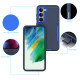 For Samsung Galaxy S23 5G 2 in 1 PC Hybrid TPU Phone Case(Royal Blue+Dark Blue)