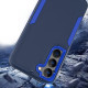 For Samsung Galaxy S23 5G 2 in 1 PC Hybrid TPU Phone Case(Royal Blue+Dark Blue)