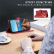 For Samsung Galaxy S24+ 5G PU Genuine Leather Texture Embossed Line Phone Case(Red)