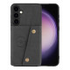For Samsung Galaxy S24+ 5G Double Buckle Card Slots Magnetic Phone Case(Black)