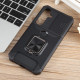 For Samsung Galaxy S24+ 5G Camera Shield Card Slot PC+TPU Phone Case(Black)