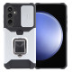 For Samsung Galaxy S24+ 5G Camera Shield Card Slot PC+TPU Phone Case(Silver)