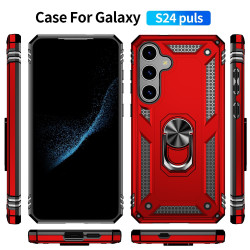 For Samsung Galaxy S24+ 5G Shockproof TPU + PC Phone Case(Red)