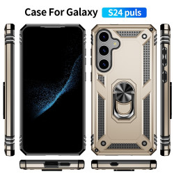 For Samsung Galaxy S24+ 5G Shockproof TPU + PC Phone Case(Gold)