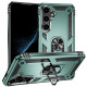 For Samsung Galaxy S24+ 5G Shockproof TPU + PC Phone Case(Dark Green)