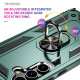 For Samsung Galaxy S24+ 5G Shockproof TPU + PC Phone Case(Dark Green)