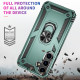 For Samsung Galaxy S24+ 5G Shockproof TPU + PC Phone Case(Dark Green)