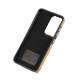For Samsung Galaxy Galaxy S23+ 5G Brushed Texture Wallet Ring Holder Phone Case(Yellow)